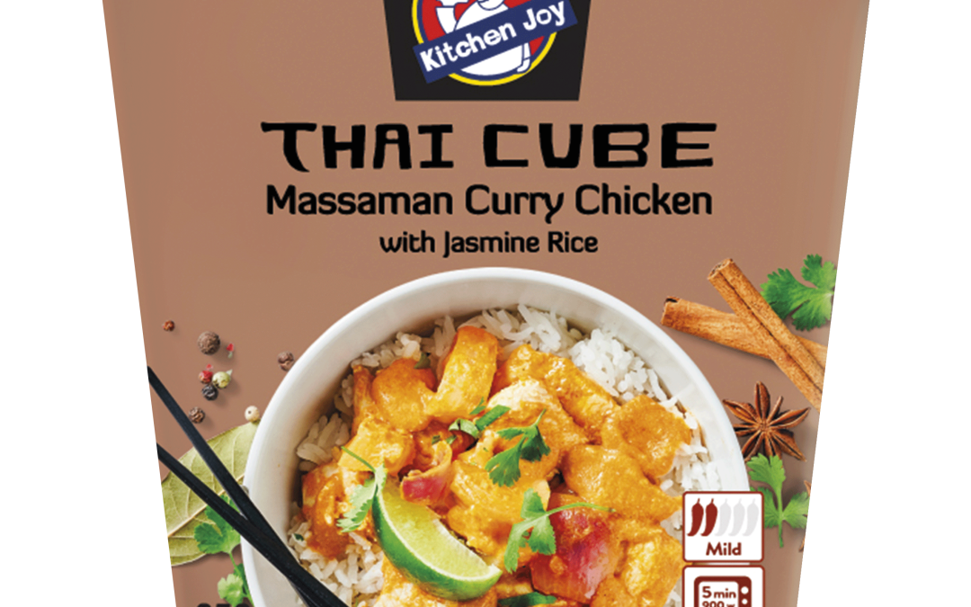 Massaman Hähnchen-Curry auf Jasminreis